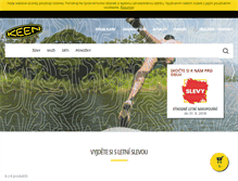 Tablet Screenshot of keenfootwear.cz